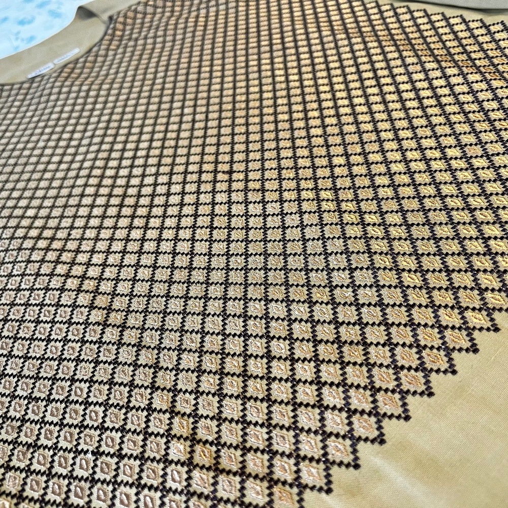 Afghan Khamaki Ghara Embroidery (Large-Square)